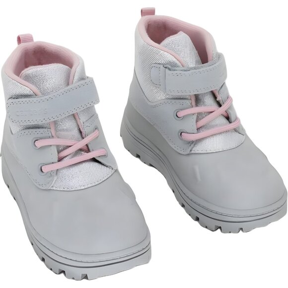 Carter's Gray Ankle Boots for Girls with Hook-and-Loop Strap US 11 - Picture 1 of 6